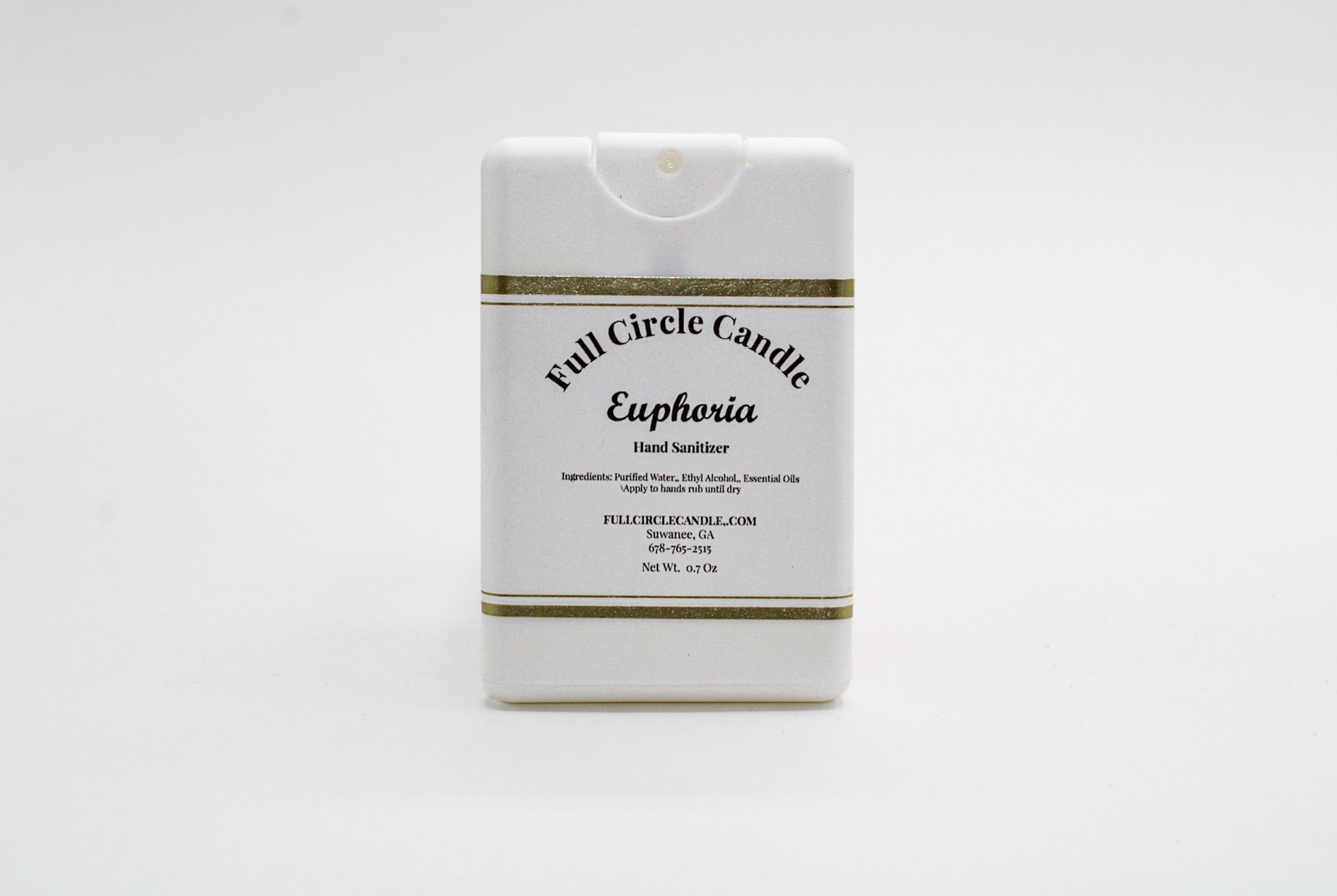 Add a unique twist to keeping your hands sanitized with Full Circle Candles. Not only will they keep germs away, but they will also leave a delightful scent.